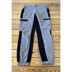 Blanc Noir Zip Pocket Jogger Cargo Pants Size 32x28 Men’s Grey